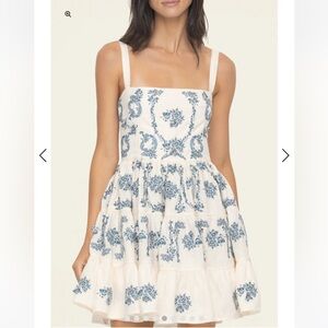 Aqua Bendita Lima Florero Mini Dress BRAND NEW NEVER WORN - BRIDE - BRIDAL